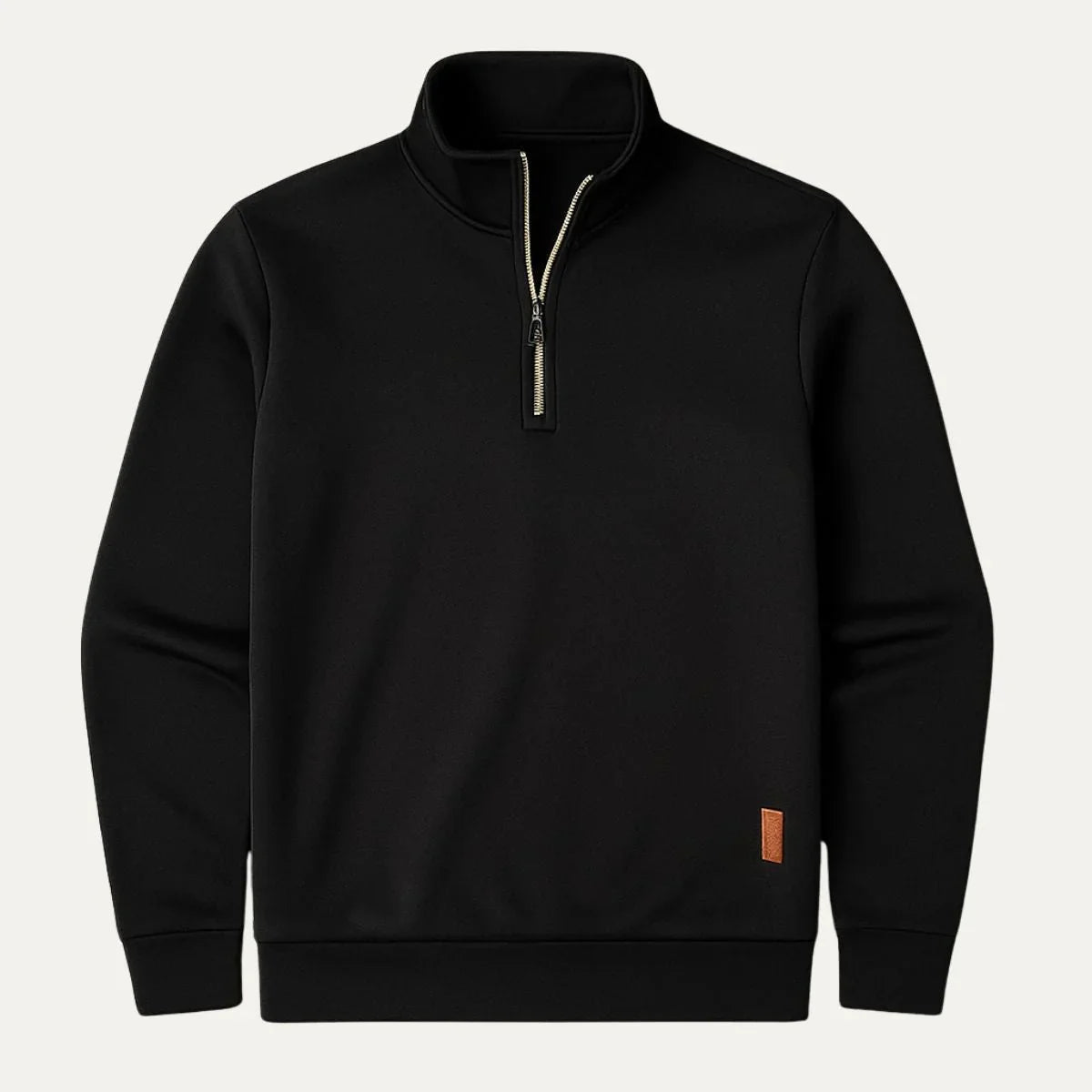 Heren Fleece Pullover met Halve Rits 4