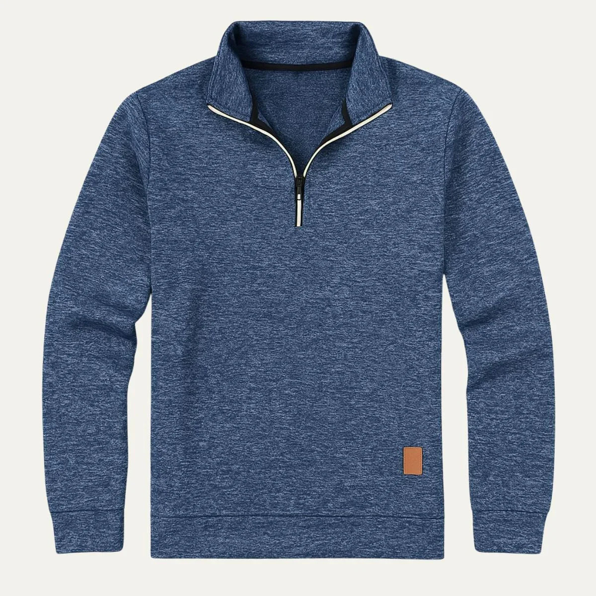 Heren Fleece Pullover met Halve Rits 5