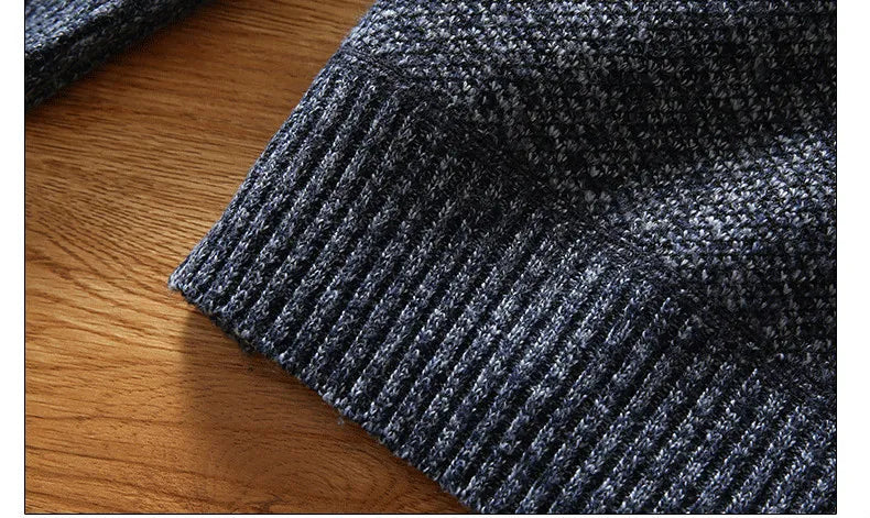 Heren Fleece Trui Met Half Zipper Casual Stijl 5