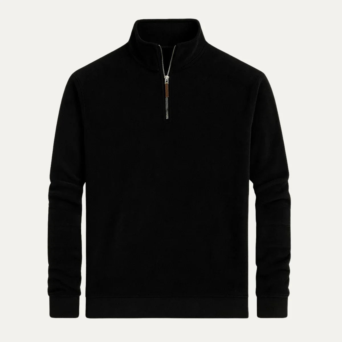 Heren Fleece Trui met Kwartrits 2