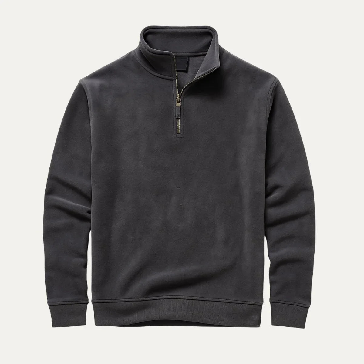 Heren Fleece Trui met Kwartrits 3