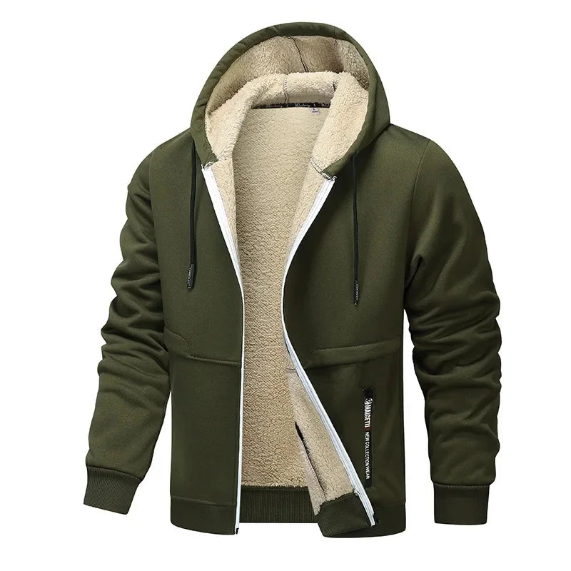 Heren Fleecejack Casual voor Herfst 5