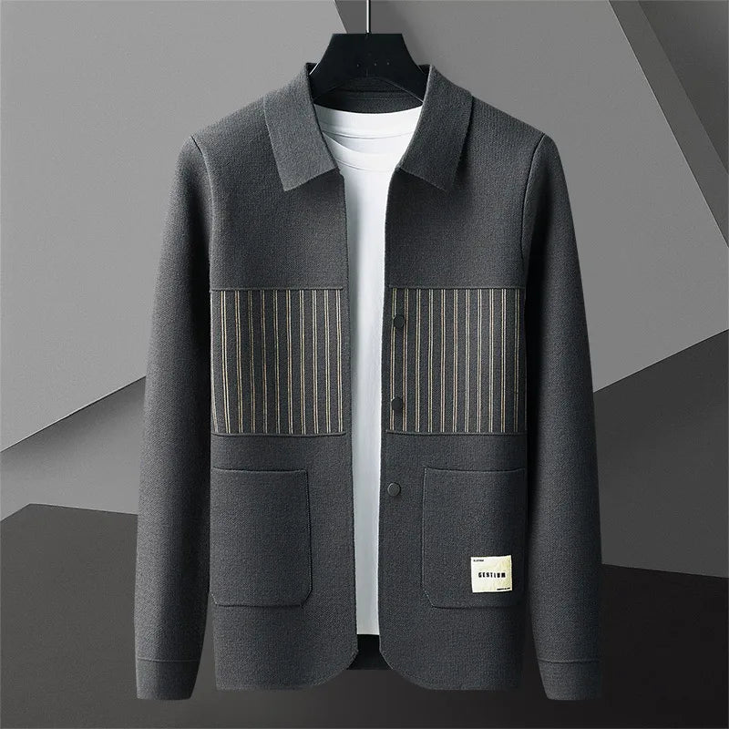 Heren Gebreid Vest Met Polokraag 2