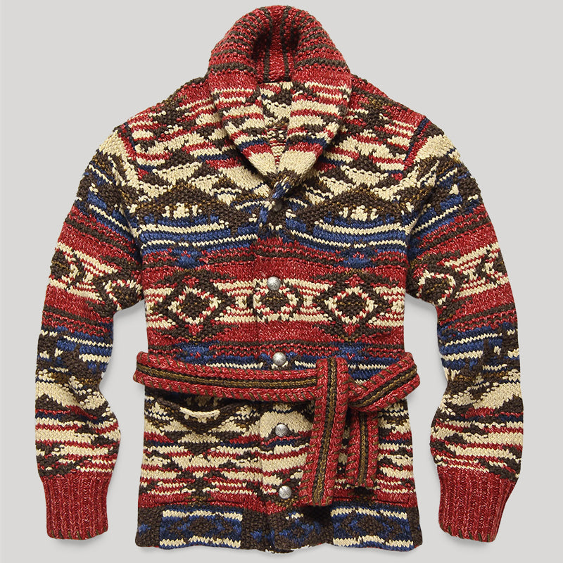 Heren Gebreid Vest Vintage Stijl 2
