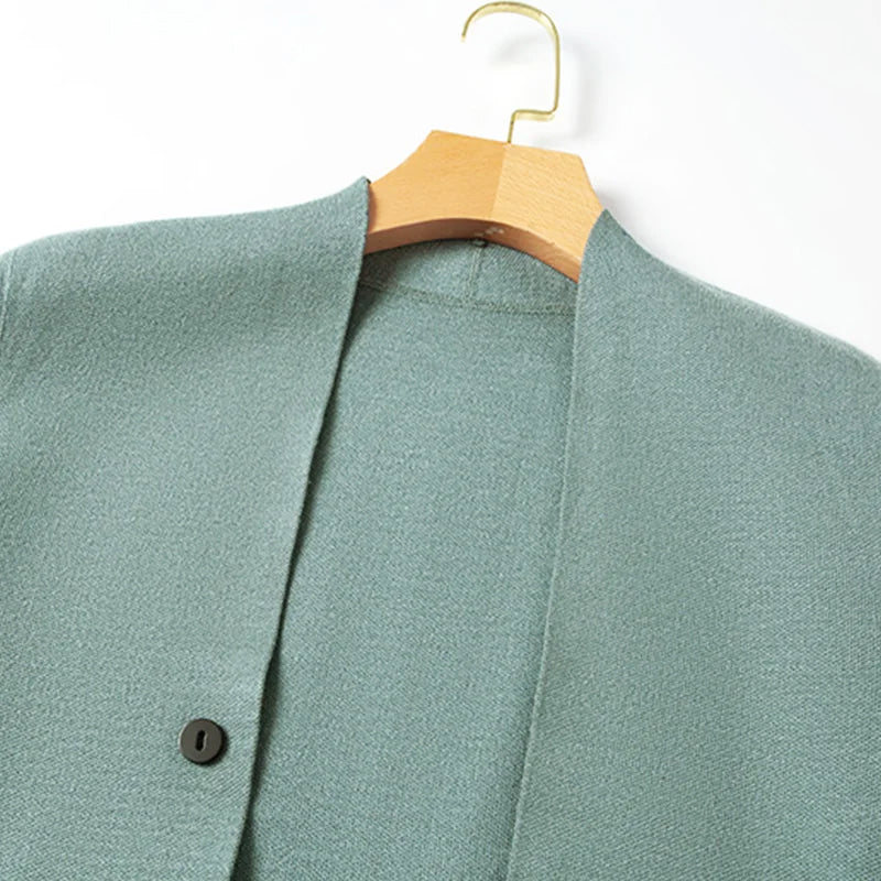 Heren Gebreid Vest met Moderne Knoopsluiting 4