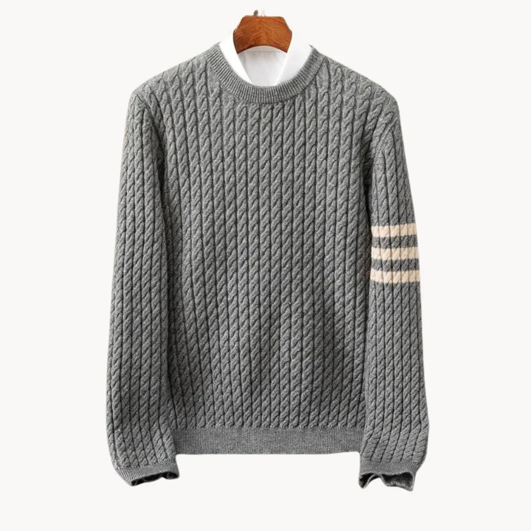 Heren Gebreide Trui Crewneck Warm 9