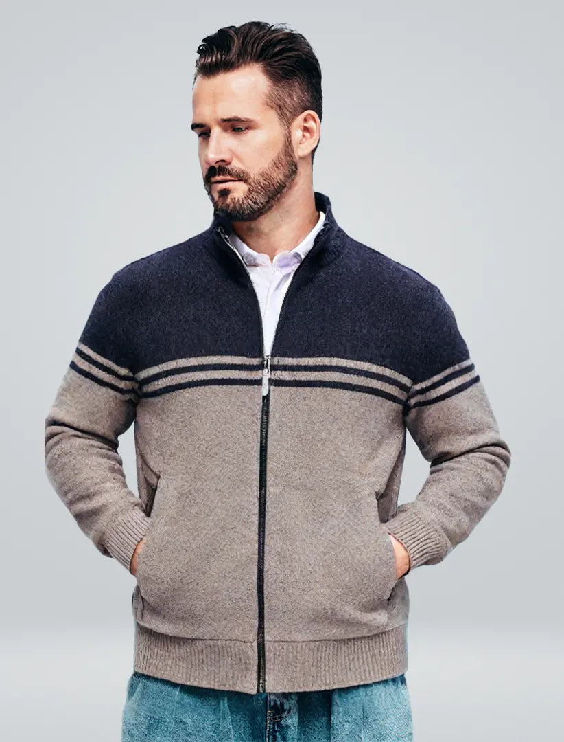 Heren Gebreide Trui Klassiek 1