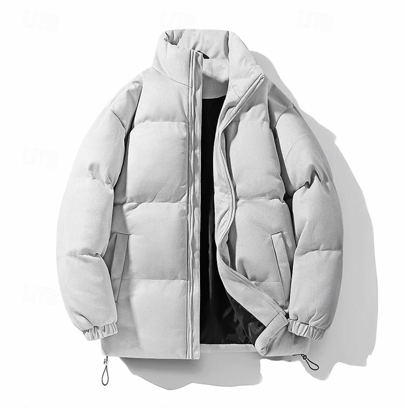 Heren Gewatteerd Winterjack Tijdloos Ontwerp 1