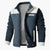 Heren Gewatteerde Jas met Contrastdetails 1