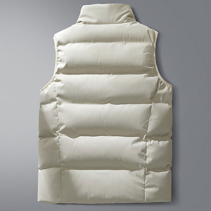 Heren Gilet met Ritssluiting Casual Stijl 1