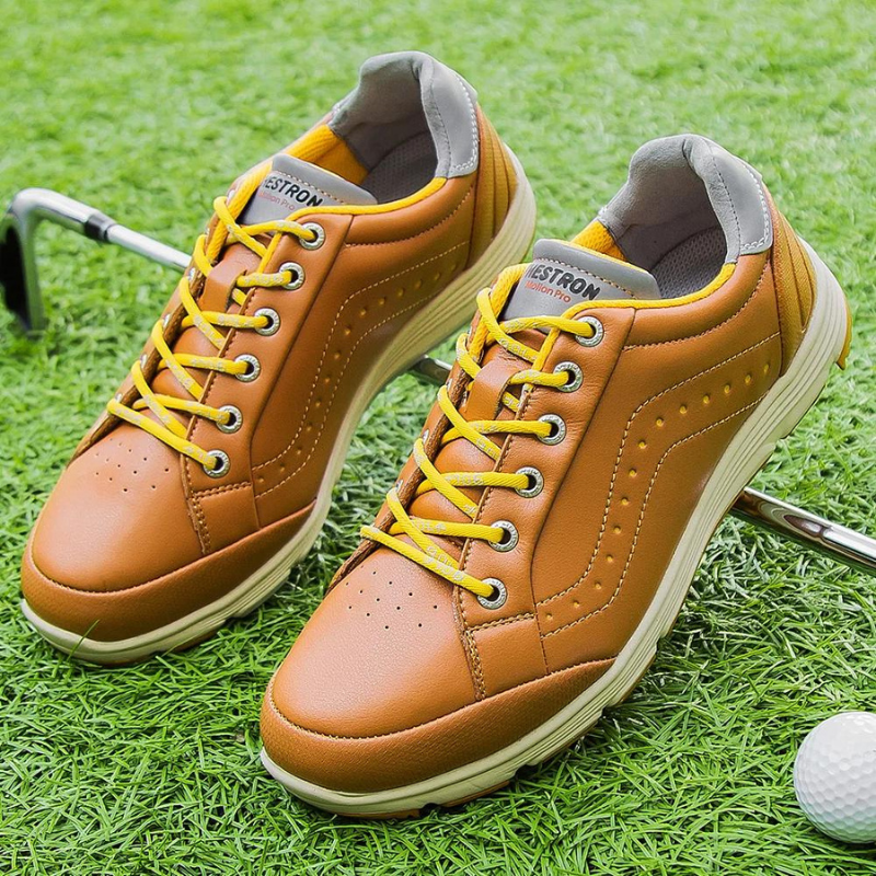 Heren Golfschoenen Met Geïntegreerde Spikes 2