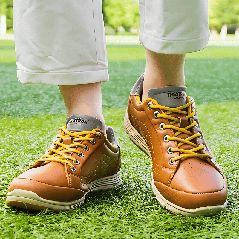 Heren Golfschoenen Met Geïntegreerde Spikes 5
