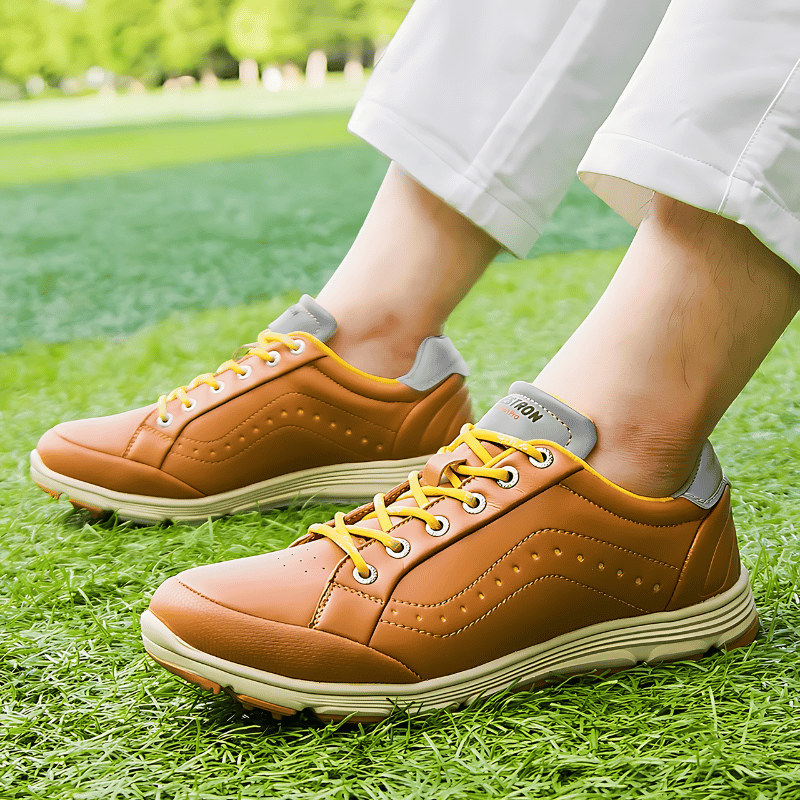 Heren Golfschoenen Met Geïntegreerde Spikes 6