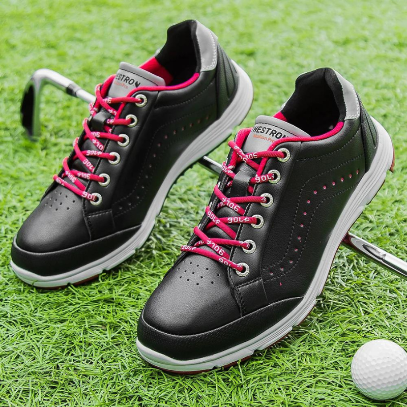 Heren Golfschoenen Met Geïntegreerde Spikes 8