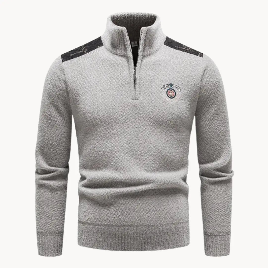 Heren Halfzip Trui Casual Stijl voor Comfortabele Winterdagen 1
