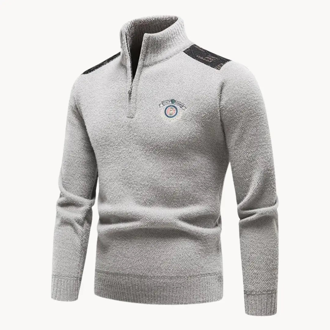 Heren Halfzip Trui Casual Stijl voor Comfortabele Winterdagen 3