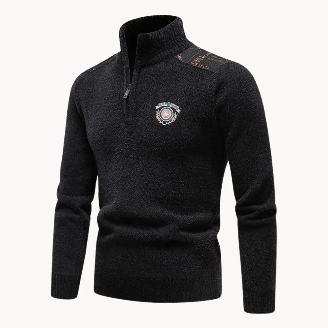Heren Halfzip Trui Casual Stijl voor Comfortabele Winterdagen 4