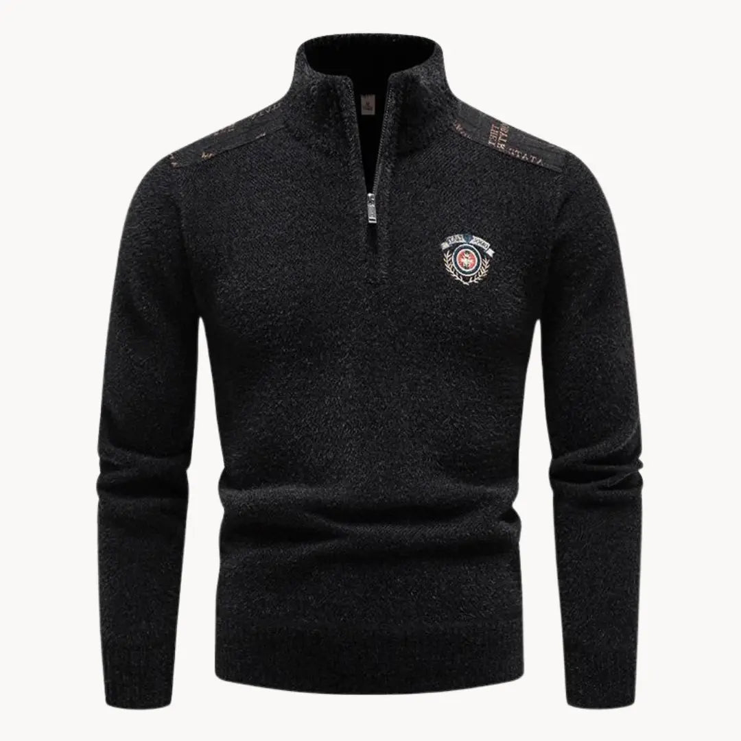 Heren Halfzip Trui Casual Stijl voor Comfortabele Winterdagen 8