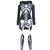 Heren Halloween Kostuum Langarm Skelett Druk 5