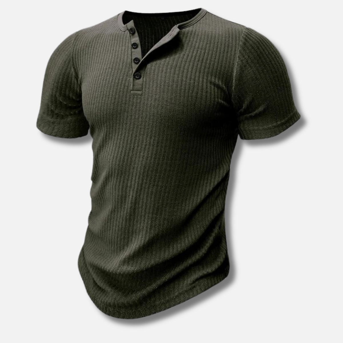 Heren Henley T-shirt Muscle Fit 2
