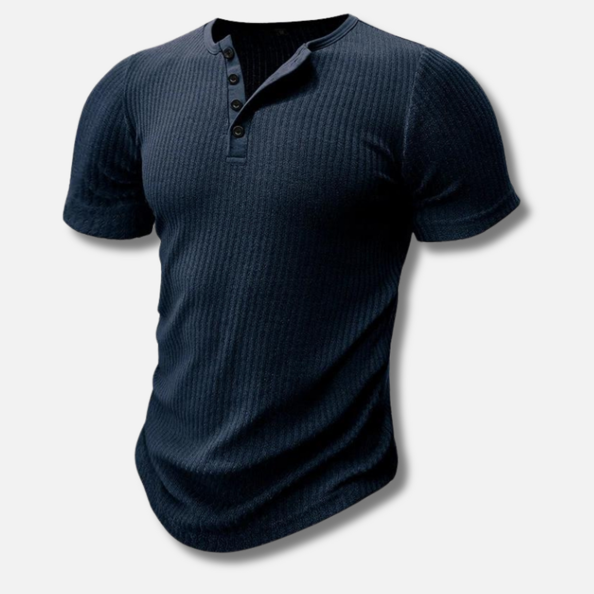 Heren Henley T-shirt Muscle Fit 4
