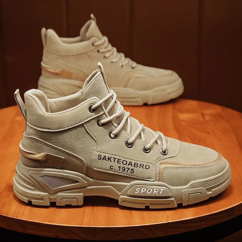 Heren Hoge Sneakers Sportief Met Robuust Profiel 6