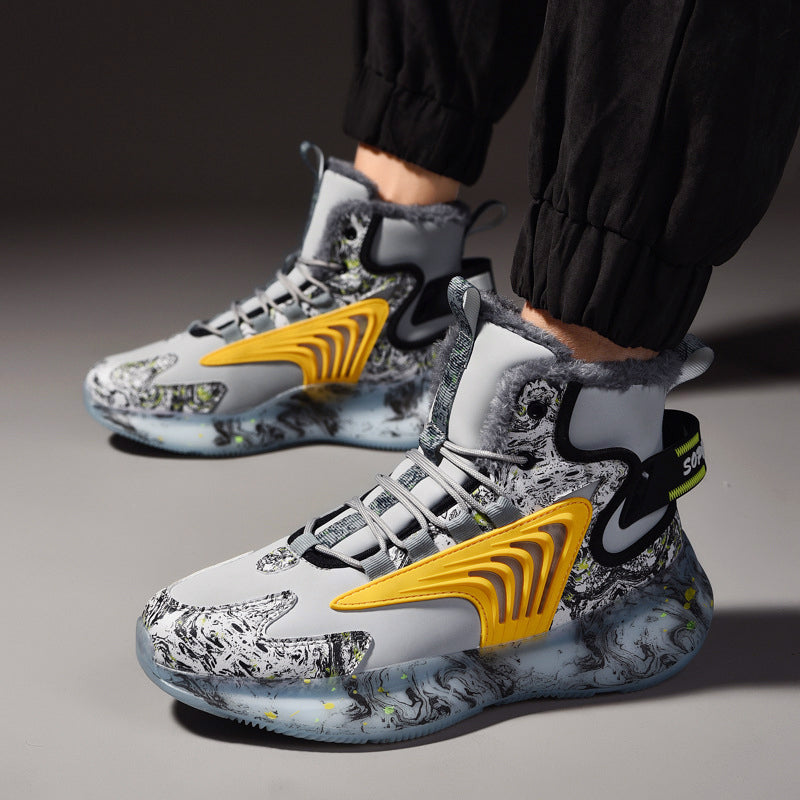 Heren Hoge Sneakers met Print en Comfortabele Binnenvoering 5