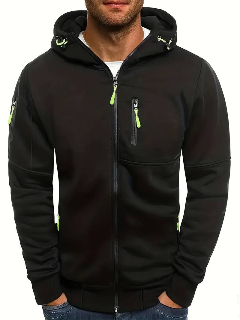 Heren Hoodie Casual Stijl Ademend Katoen Moderne Pasvorm 0