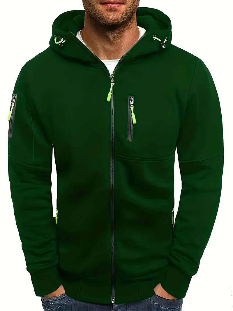 Heren Hoodie Casual Stijl Ademend Katoen Moderne Pasvorm 12