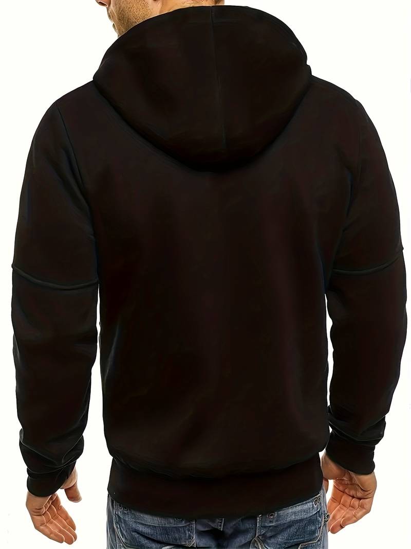 Heren Hoodie Casual Stijl Ademend Katoen Moderne Pasvorm 1