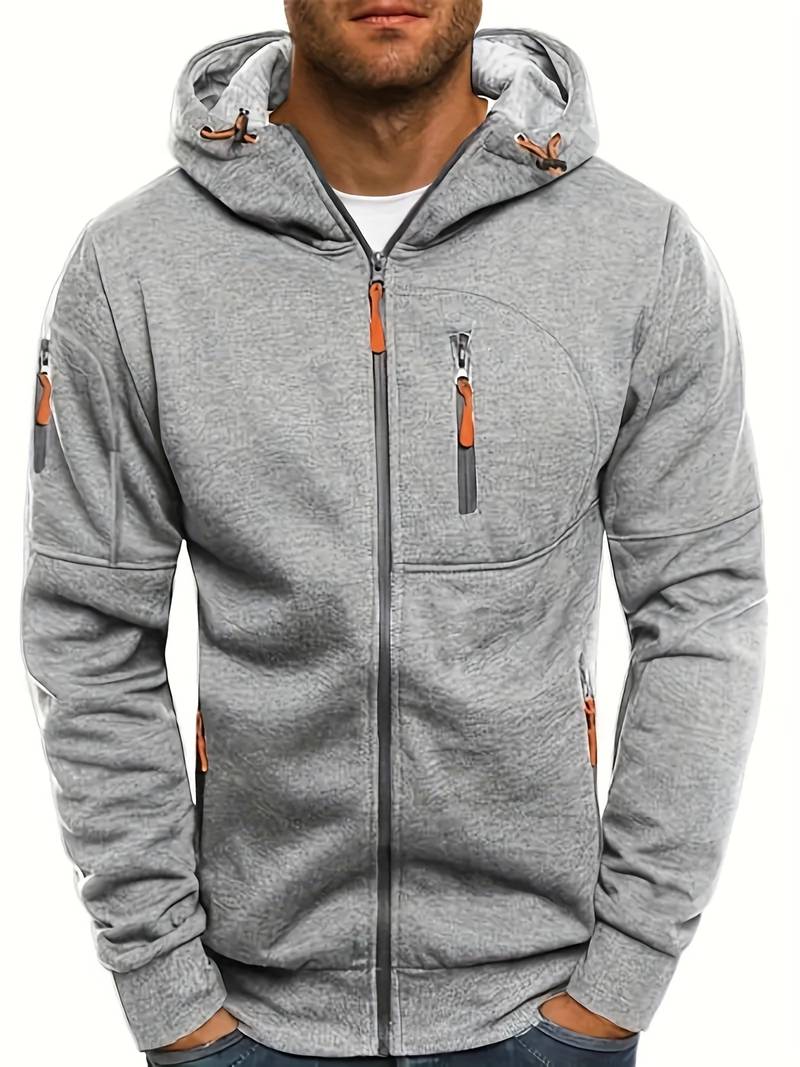 Heren Hoodie Casual Stijl Ademend Katoen Moderne Pasvorm 5