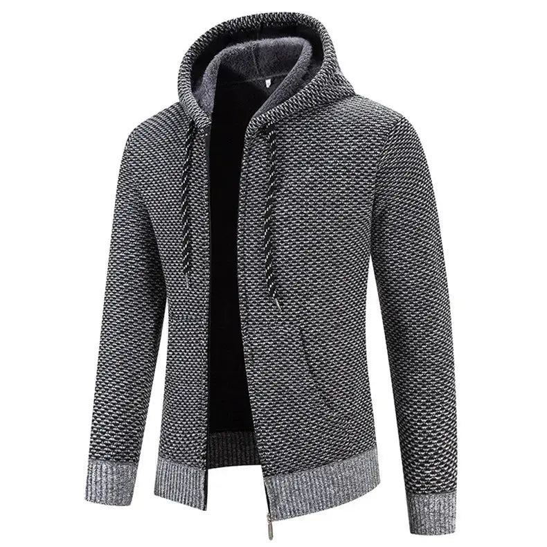 Heren Hoodie Comfortabel met Dubbele Capuchon en Geribbelde Manchetten 5