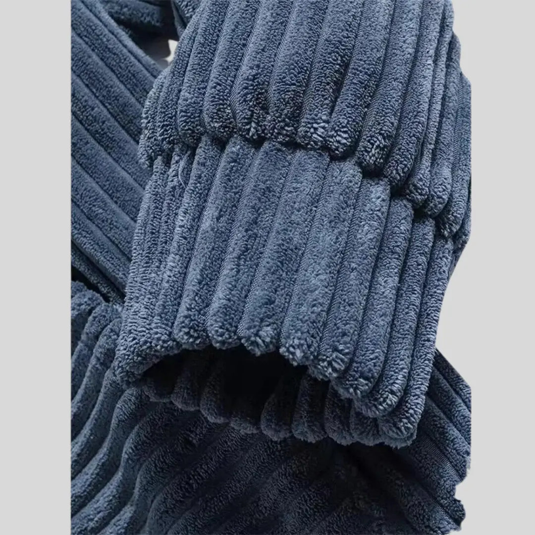 Heren Hoodie Geribbeld Casual Stijl met Verstelbare Kap 3