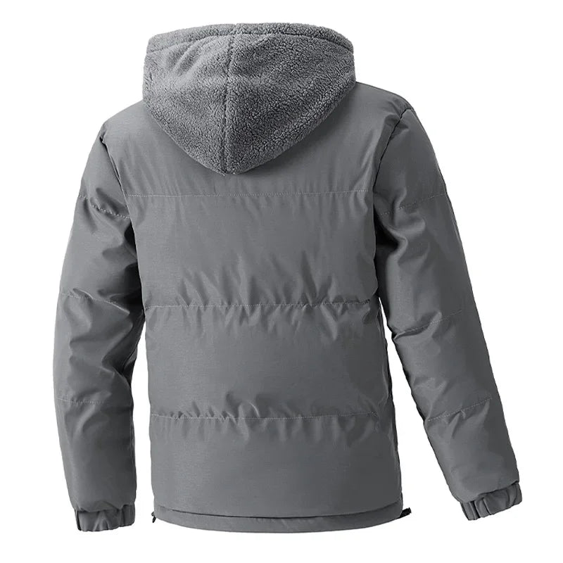 Heren Hoodie Gewatteerd met Sherpa Kap 1