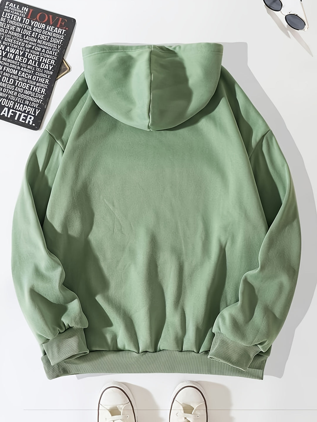 Heren Hoodie Minimalistisch Ontwerp 7