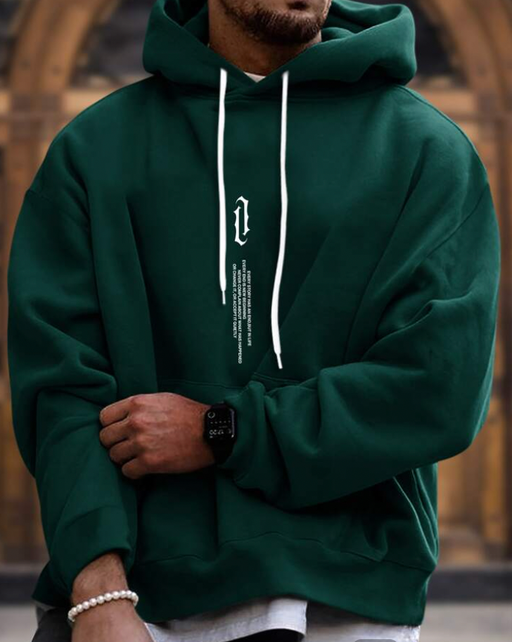 Heren Hoodie Modieuze Stijl Zacht Materiaal 1