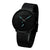 Heren Horloge Analoog Minimalistisch Staalblauw 0