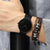 Heren Horloge Analoog Minimalistisch Staalblauw 1