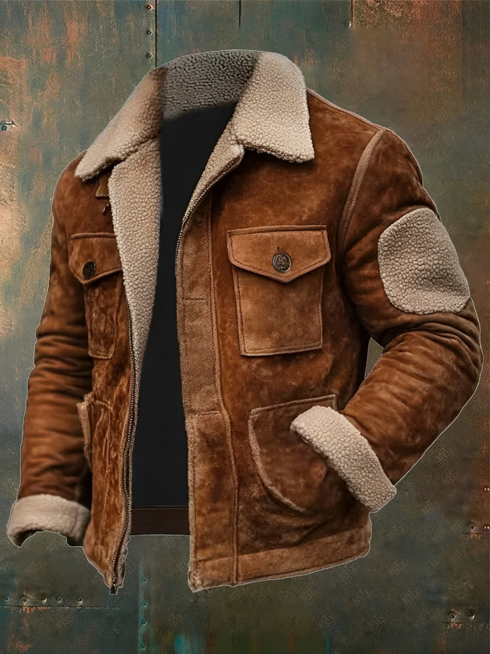 Heren Jack Casual Met Sherpa Voering 0
