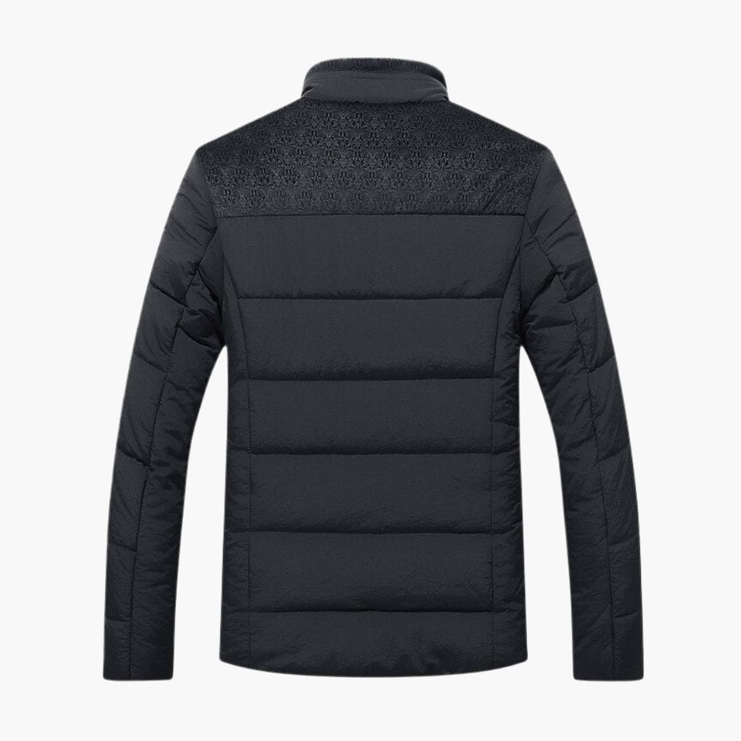 Heren Jack Gewatteerd Met Staande Kraag Voor Comfortabele Stijl 3