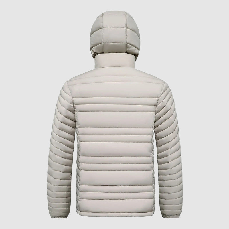 Heren Jack Gewatteerd met Afneembare Capuchon voor Herfst en Winter 5