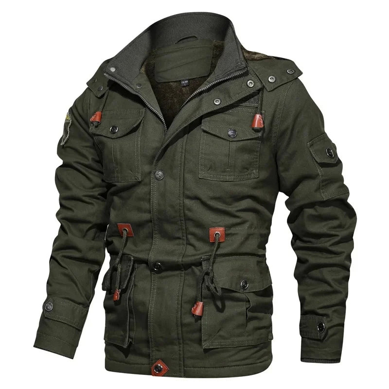 Heren Jack Halflang met Capuchon en Fleecevoering 2