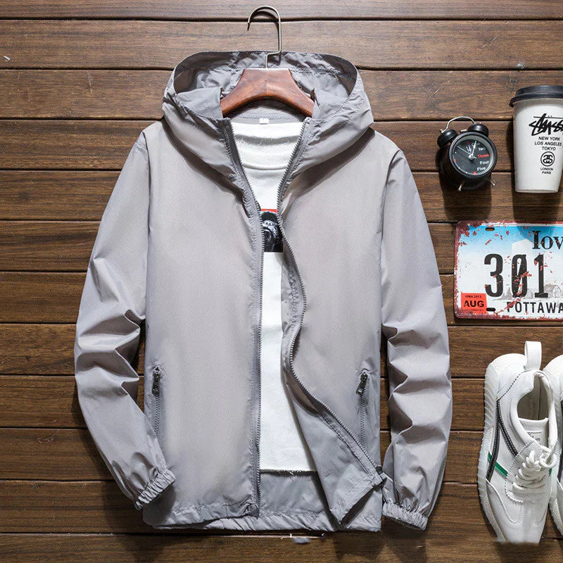 Heren Jack Windbestendig Met Verstelbare Kap Voor Comfortabele Bescherming 9