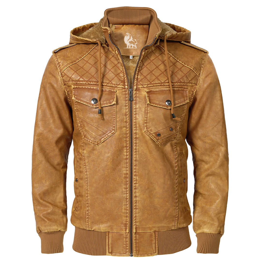 Heren Jack met Afneembare Capuchon en Modern Ontwerp 0