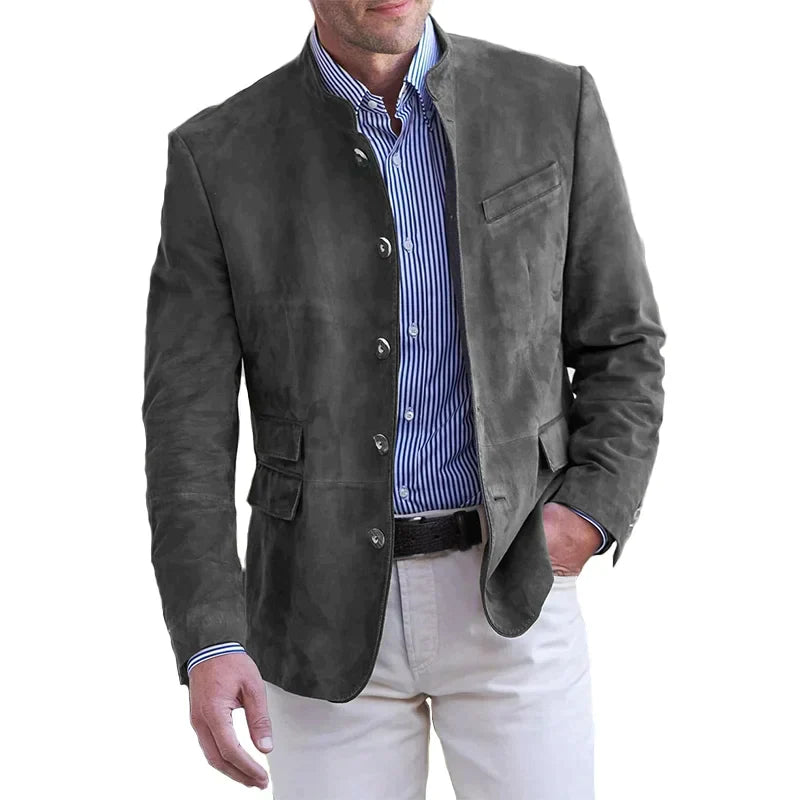 Heren Jacke Met Knopfsluiting Klassiek 1