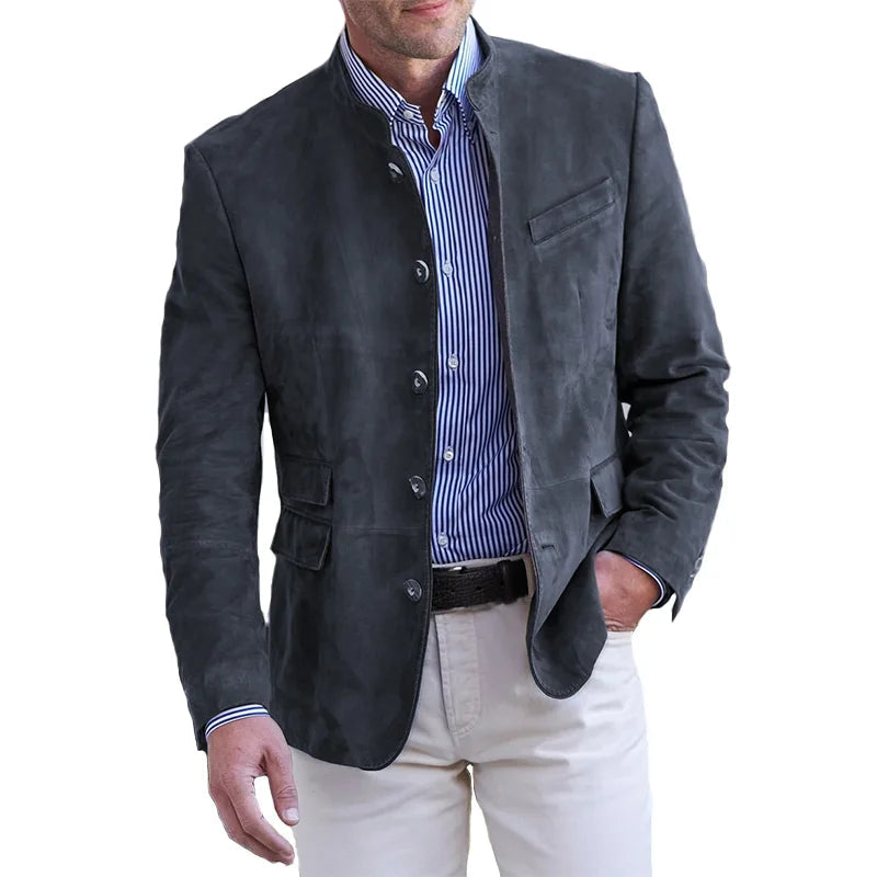 Heren Jacke Met Knopfsluiting Klassiek 3