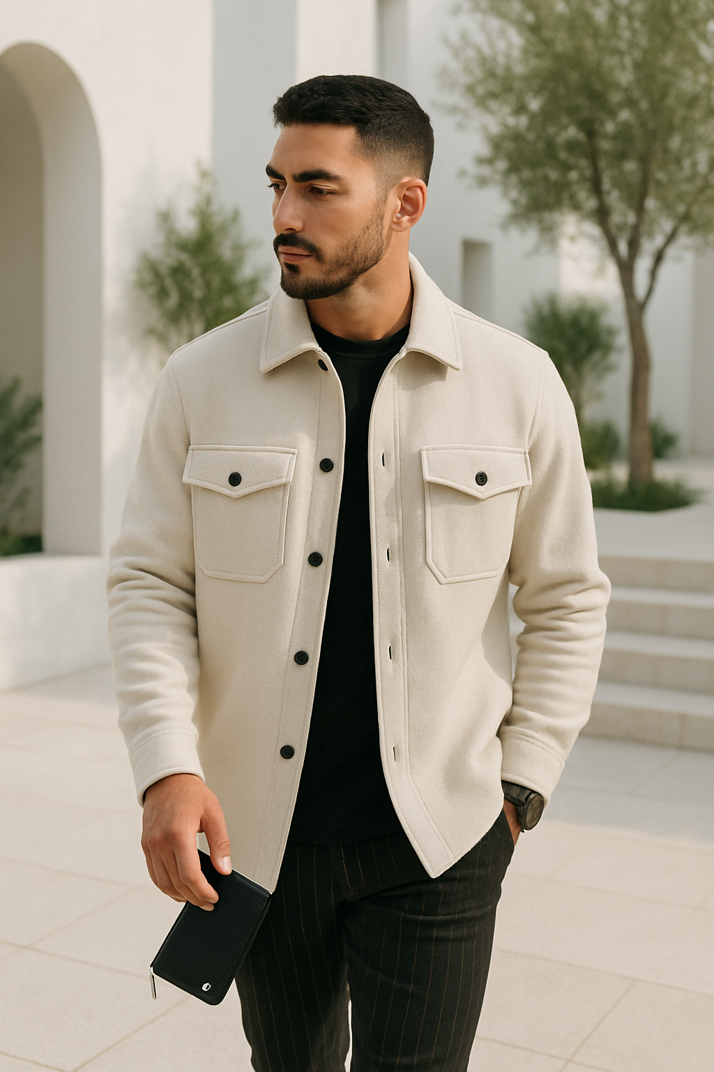 Heren Jas Casual Ademend Materiaal Lente-Zomer 2