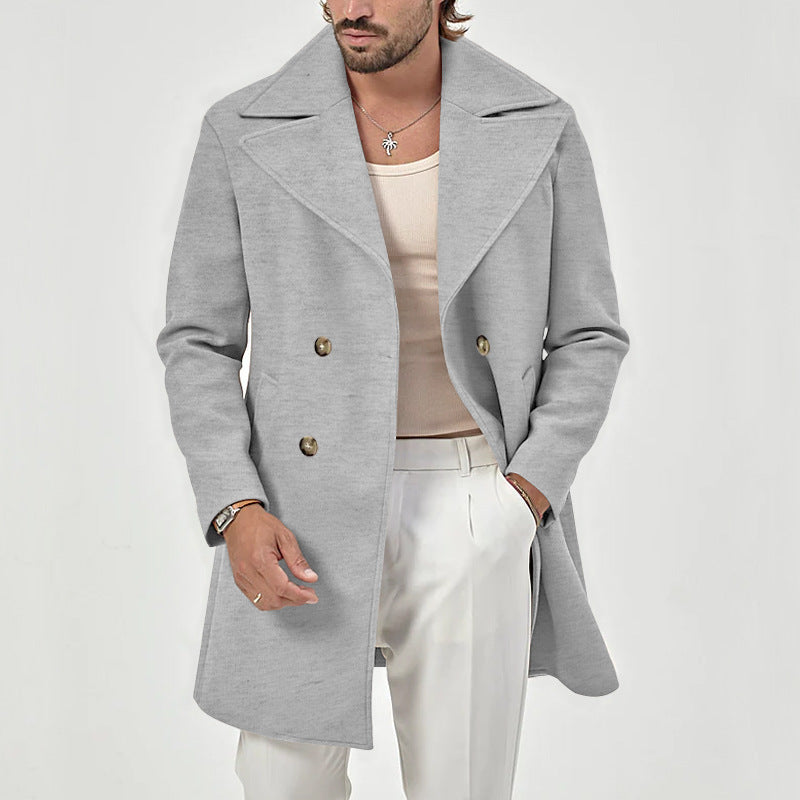 Heren Jas Met Elegante Reverskraag 1