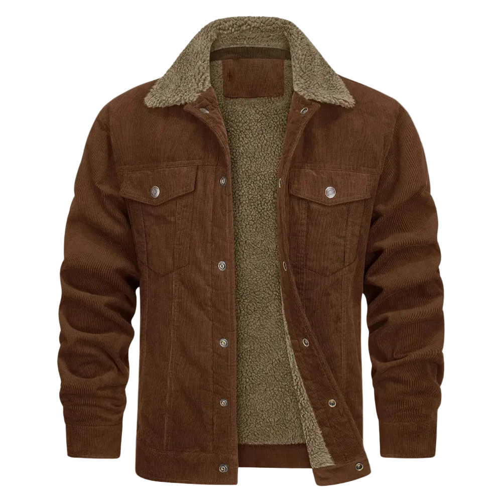 Heren Jas Winter Lange Mouwen Met Cutaway Kraag Modern Stijl 0
