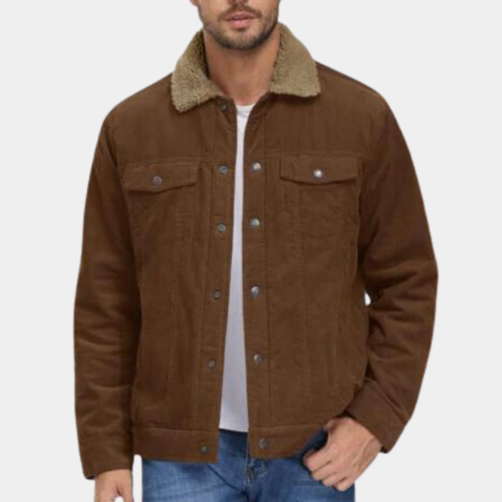 Heren Jas Winter Lange Mouwen Met Cutaway Kraag Modern Stijl 1